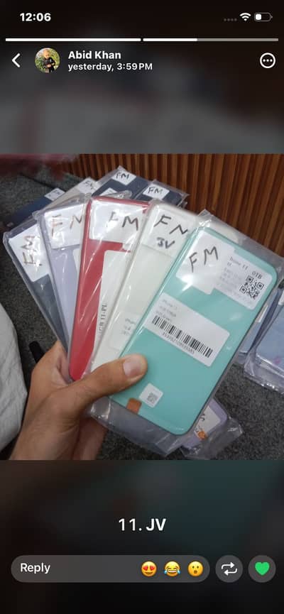 iPhone 11 jv 64 GB &128GB