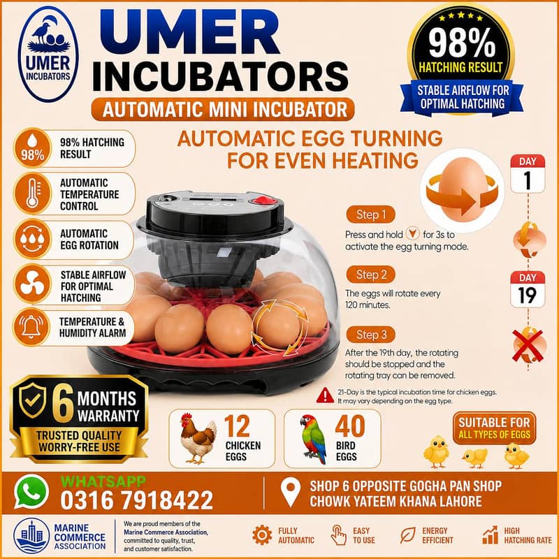 Automatic Egg Incubator | Egg Hatching Machine | Incubator | Brooder 2