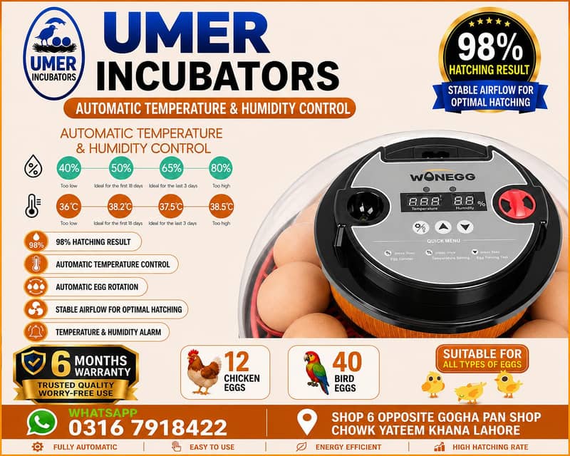 Automatic Egg Incubator | Egg Hatching Machine | Incubator | Brooder 6