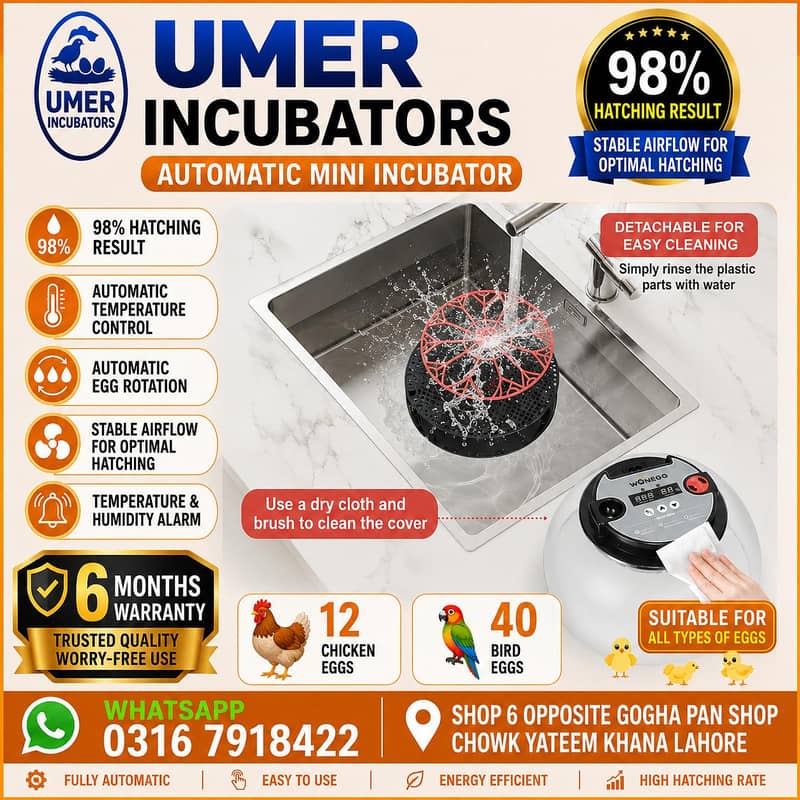 Automatic Egg Incubator | Egg Hatching Machine | Incubator | Brooder 7