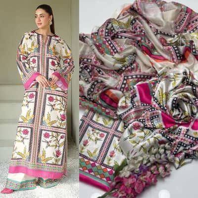 3pc shamoose silk suit