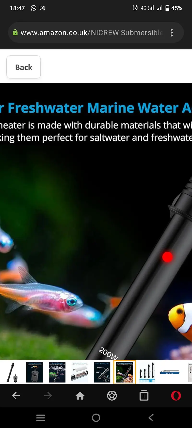 Fish Aquarium Imported Accessories for Sale at different prices — photo 7