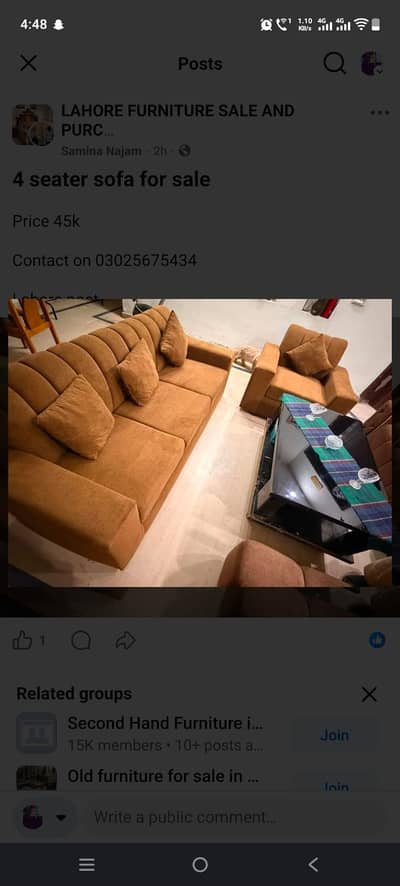 3+1  Seater Sofa for sale