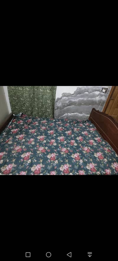 Double Bed for Sale – Solid Wood | Excellent Condition