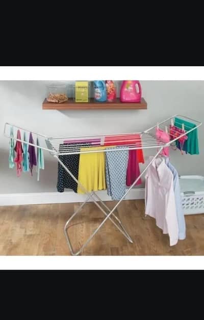 Premium Foldable Drying Stand | Stainless Steel Clothes Stand