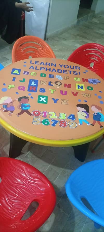 School Table and Chairs
