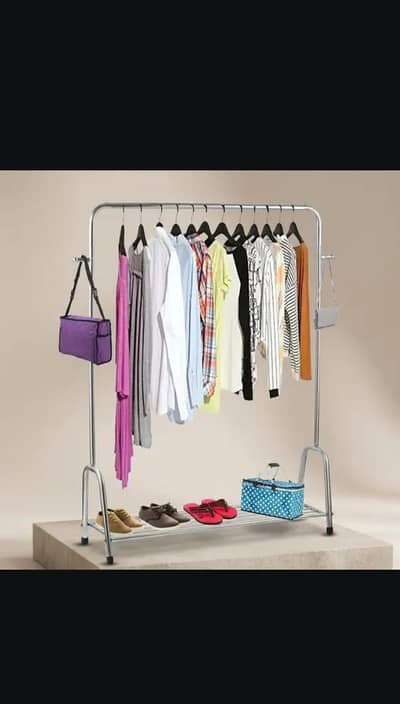 Heavy Duty Clothes Hanging Rack | Metal Garment Stand
