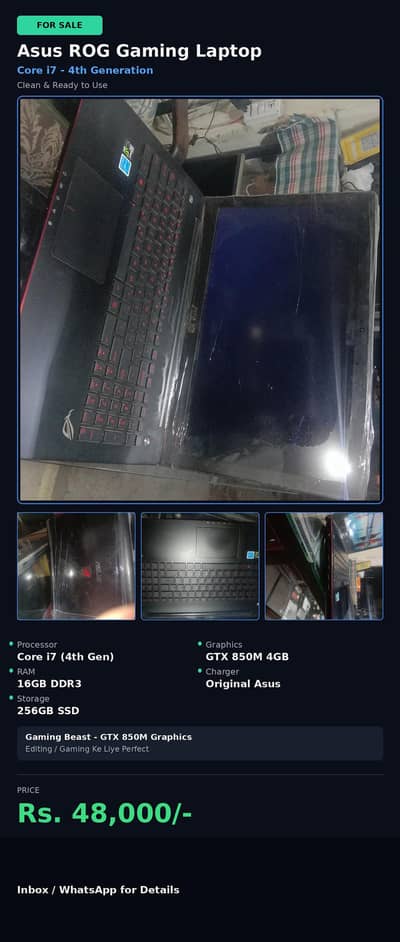 Asus ROG - Gaming Laptop