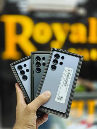 Samsung galaxy s25 ultra 12/256 approved full box stock available