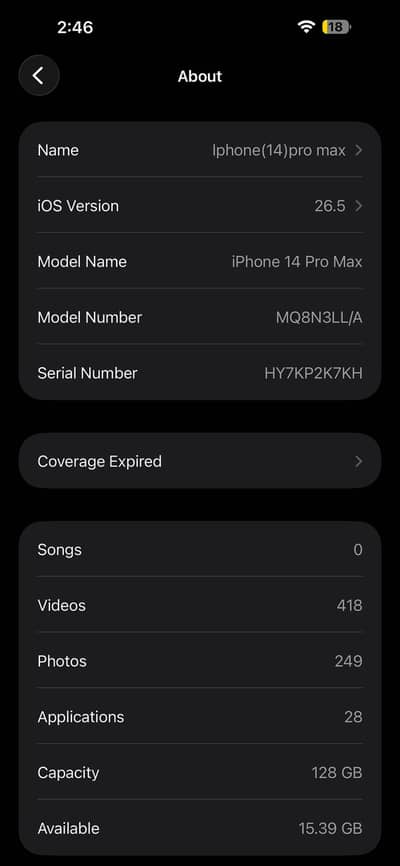 Apple iPhone 14 Pro Max