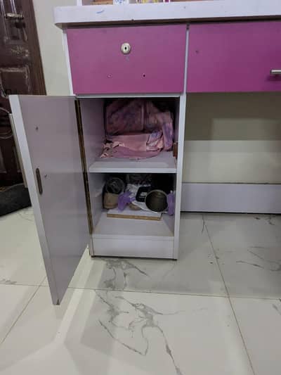 Full Bedroom set with book shelf and study table