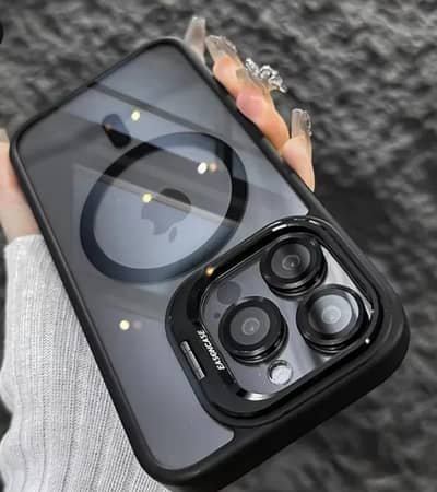 Luxury Window Bracket MagSafe Case Plus Free Camera lens