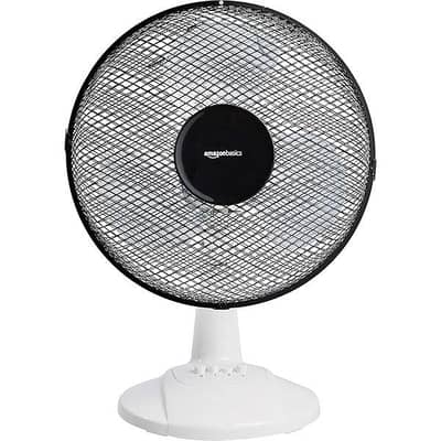 amazonbasics original portable table fan