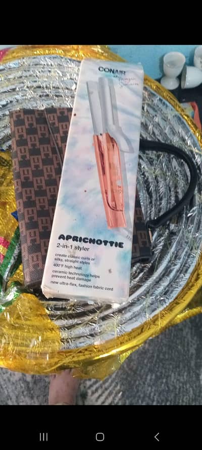 2 in 1 hair corler n statner box pack