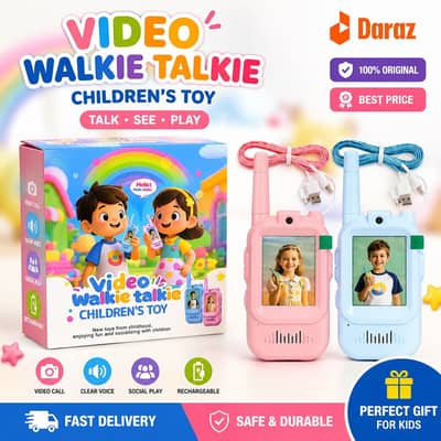 Video walkie talkie for kids