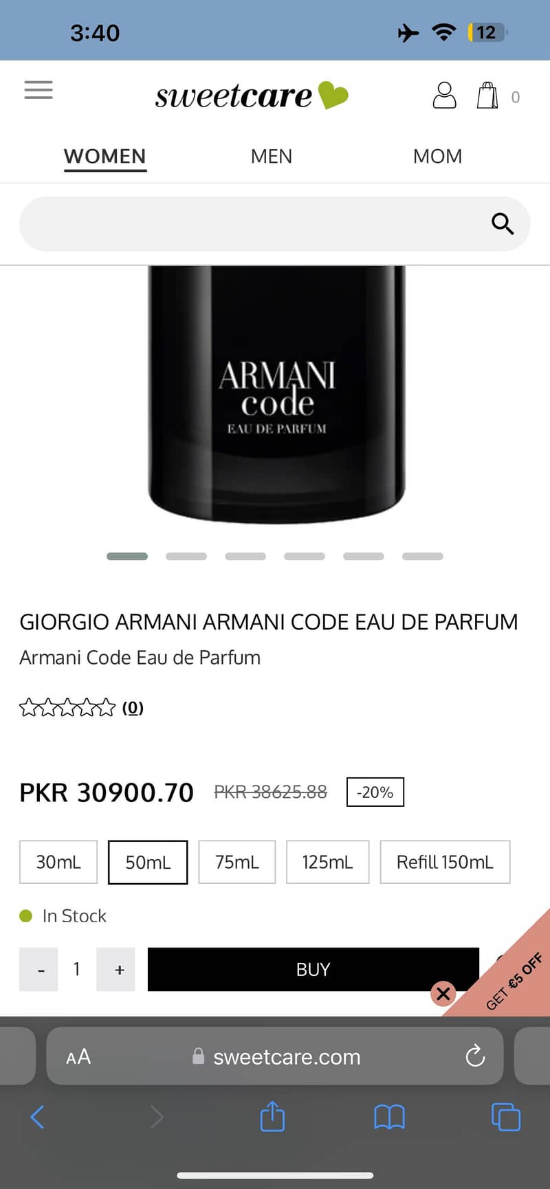 Armani code perfume (imported) 3
