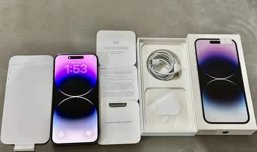 14 pro max 256Gb variant LLA factory unlocked full box