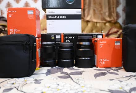 sony 85mm 1.8 sony 50mm1.8 28mm f2