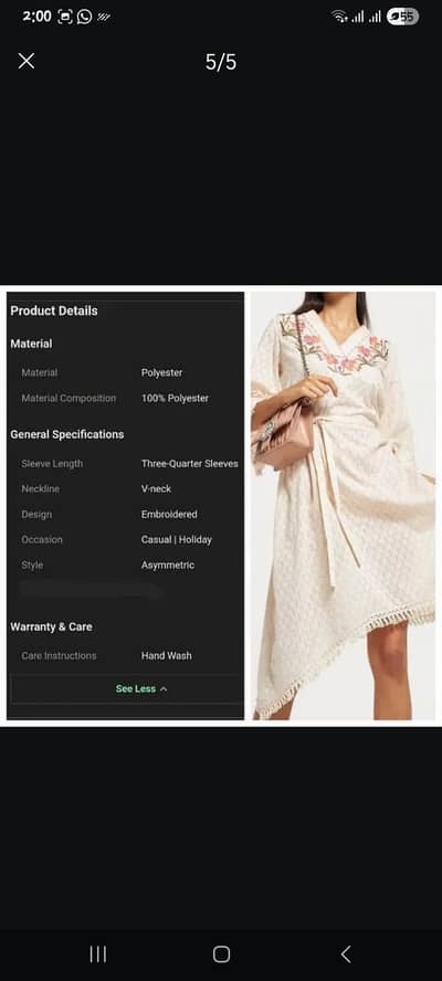 Splash brand new kaftan