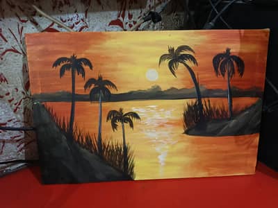 Beautiful Handmade Canvas Painting for Sale