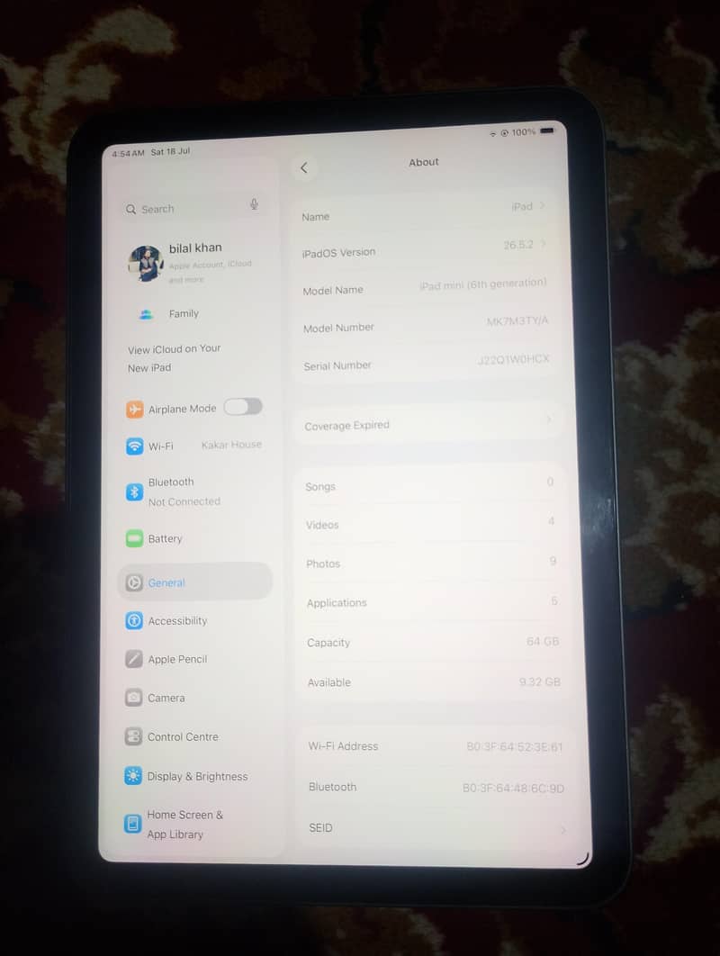 Ipad Mini 6 5