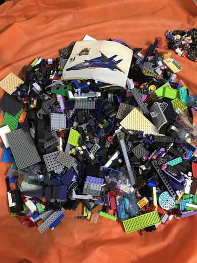 Mix lego blocks and characters