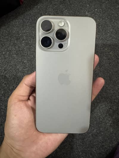 Iphone 15 pro max, Natural Titanium 512gb Jv