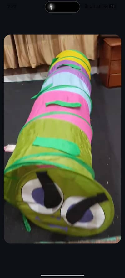 Crawling tunnel tent for kids