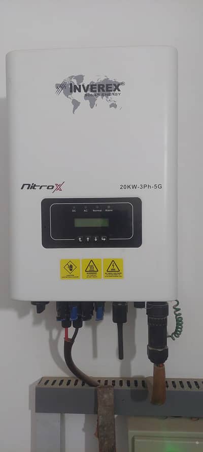 ongrid 20kw nitrox inverter 6 months used , 2 year warranty left