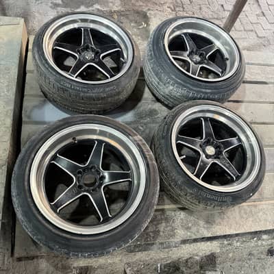 18 inch rims with tyres
