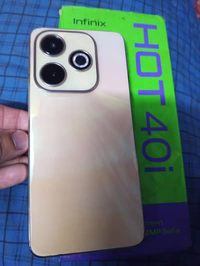 Infinix Hot 40i 8GB Ram 128GB Rom All accessories complete with Box.