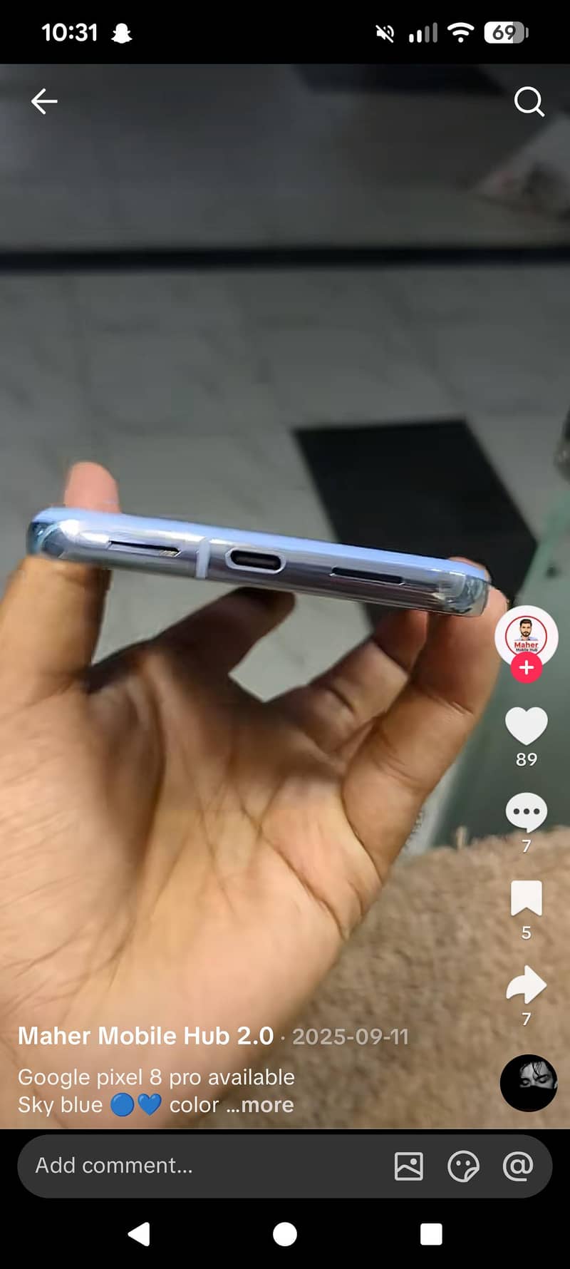 Google pixel 8 pro 7