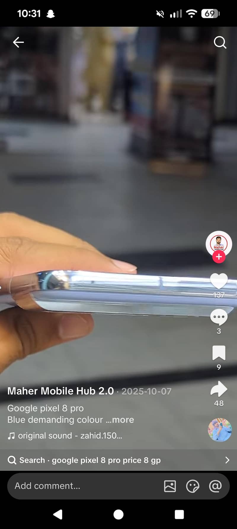 Google pixel 8 pro 10
