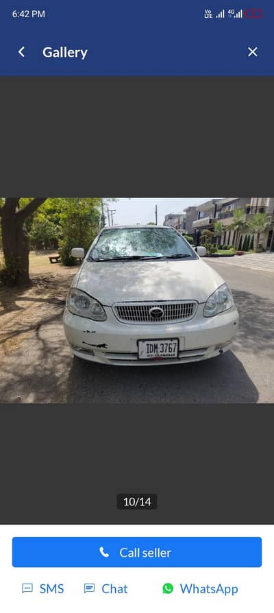 Toyota Corolla Altis 2003