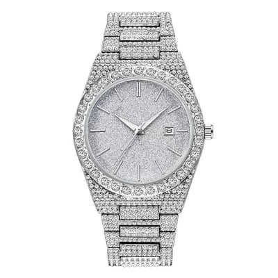 Hip-hop Gold Diamond Watch for Men