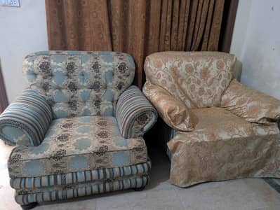 5 seater sofa good condition with cover