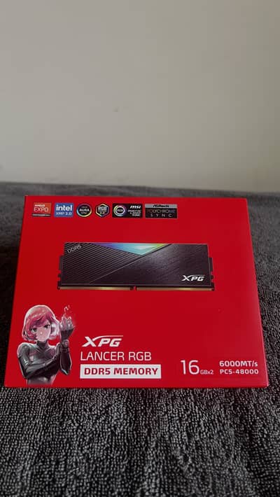 XPG Lancer RGB 32GB (16GBx2) DDR5 6000MT/s Gaming RAM