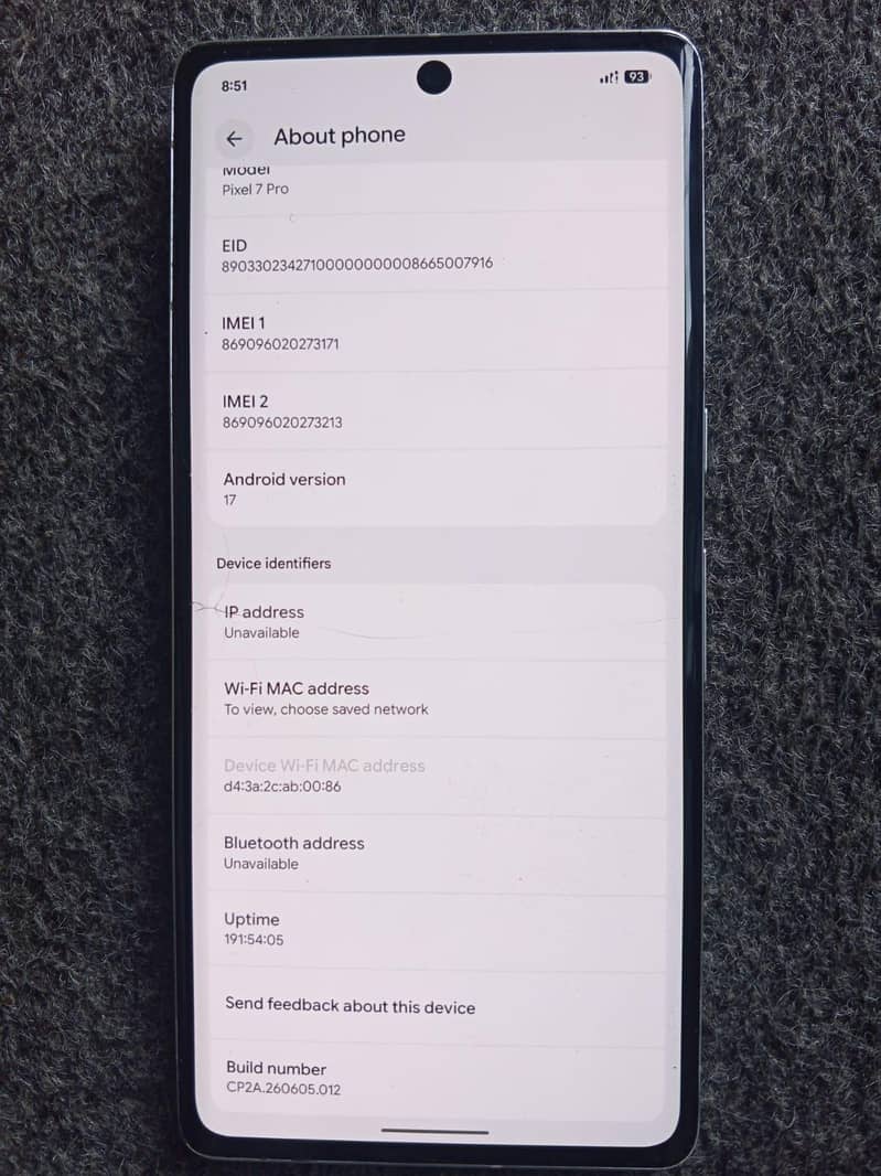 Google Pixel 7 Pro 4