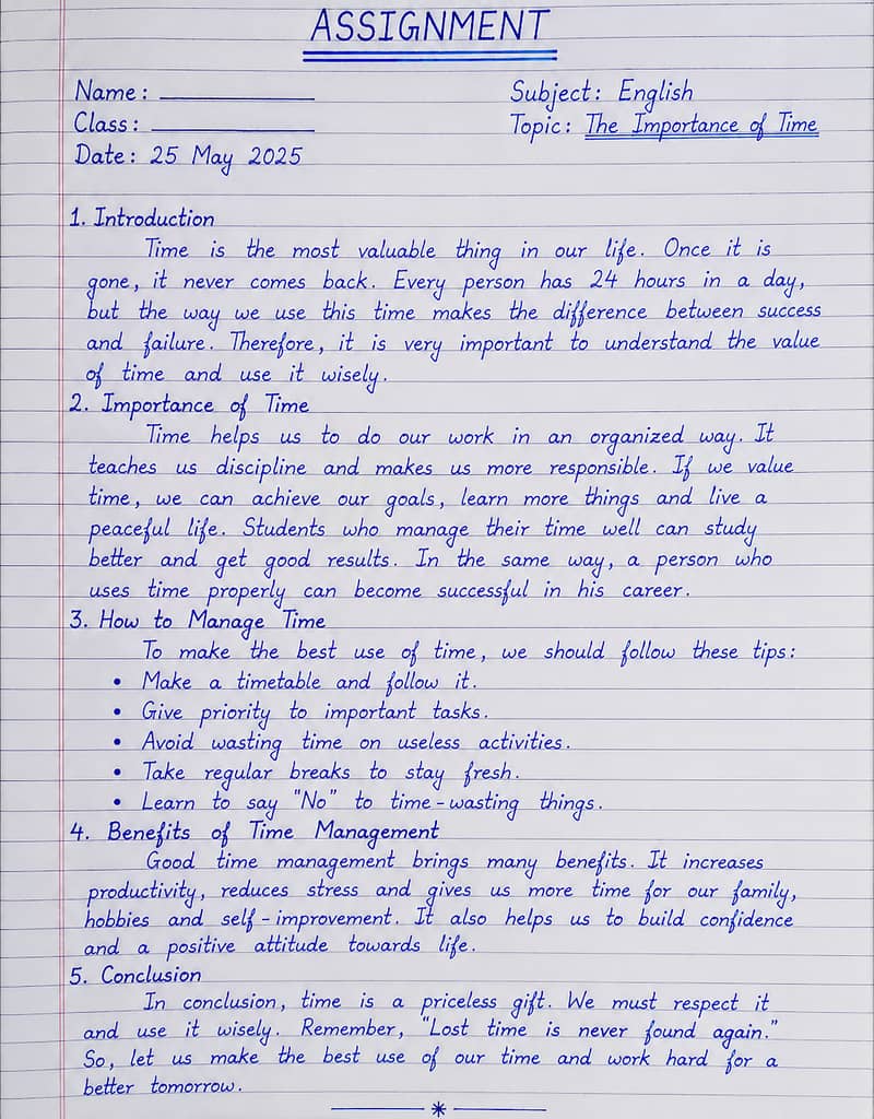 assignment writing 1