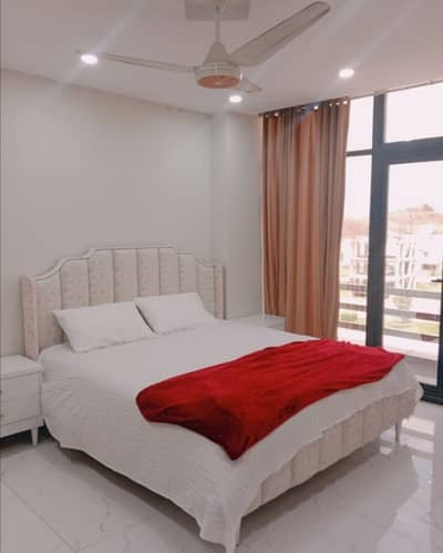 1 Bed apartment fully furnished available for rent in Bahria Enclave specious size modern design fully furnished.