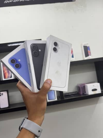 iPhone 16 128GB (Box Pack - JV Lock) – Black / Blue / White