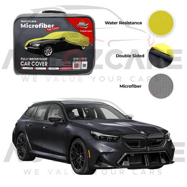 BMW M5 Microfiber Car Top Cover - Model 2024-2026