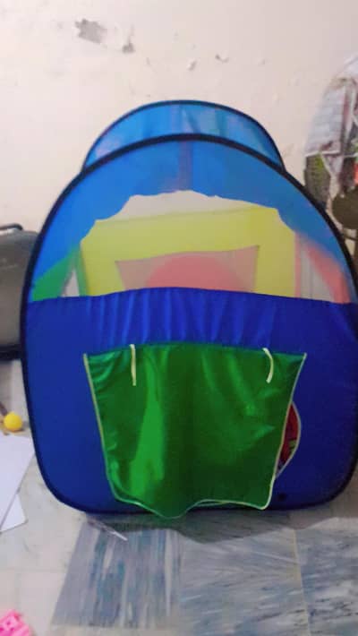 Kids play tent, less used