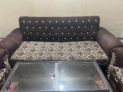 sofa and table