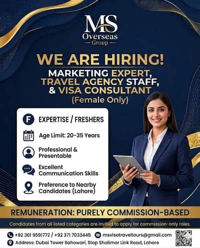 We are hiring sale and marketing expert