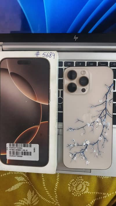 Apple iPhone 16 Pro Max Jv original With box cabel 98% new condition