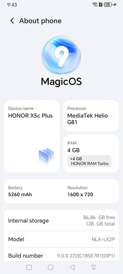 Honor X5 Plus