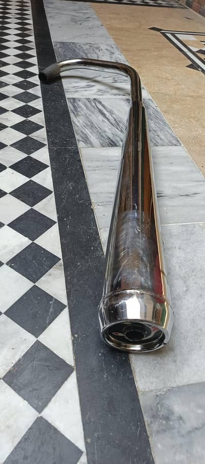 Honda 125 Chrome Silencer For sale