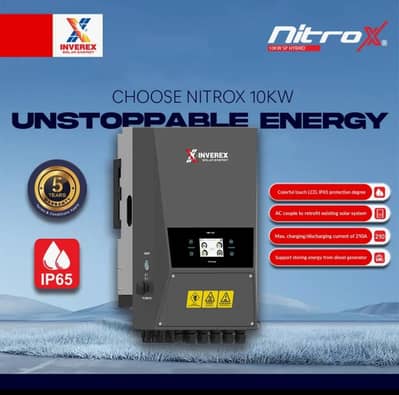 Inverex Nitrox Hybrid 10KW Brand New
