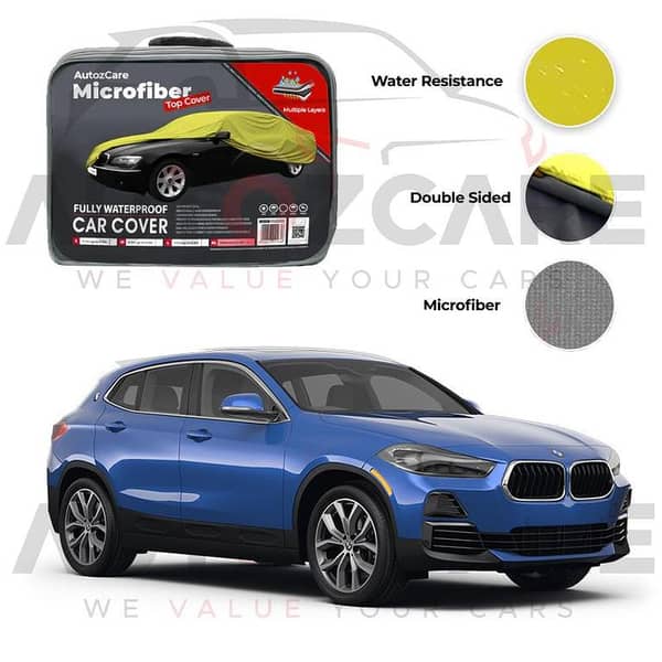 BMW X2 Microfiber Car Top Cover - Model 2018-2023